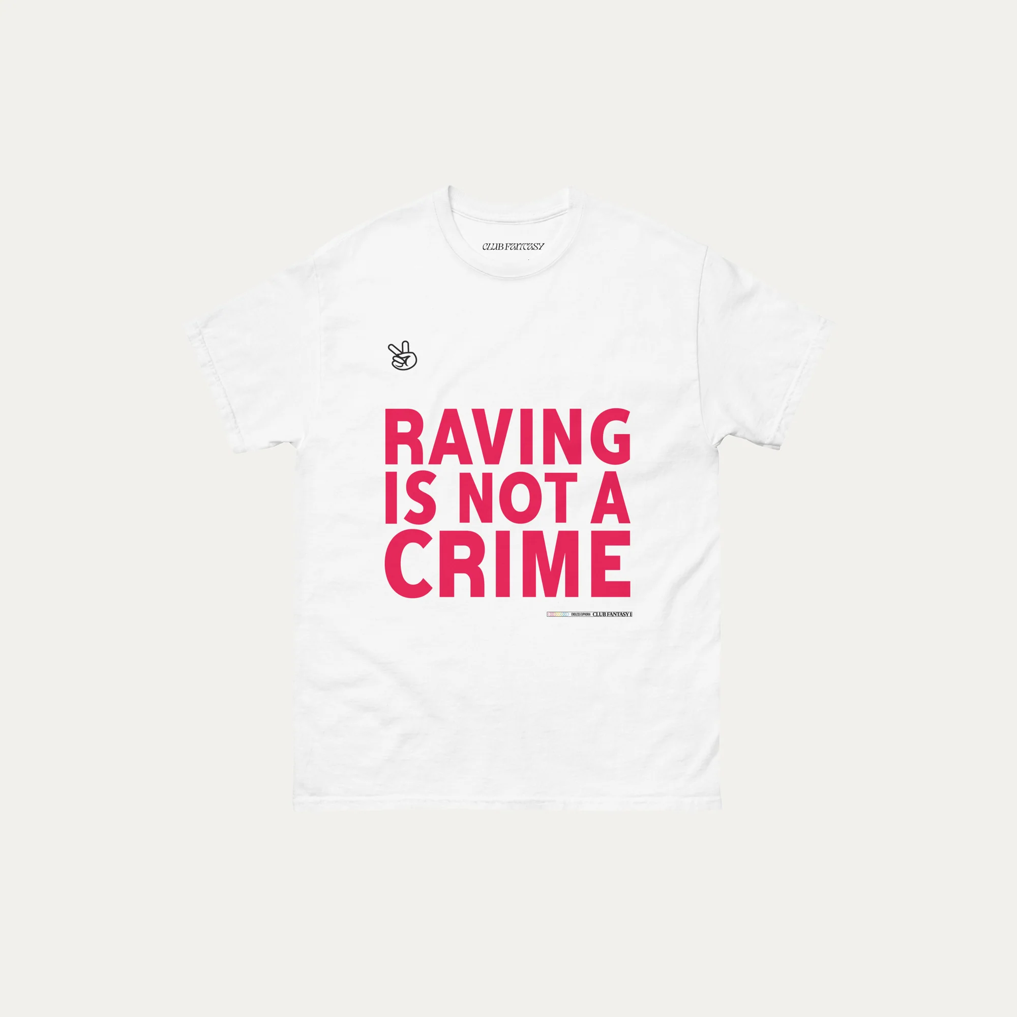 Raving Is Not A Crime Graphic Tee