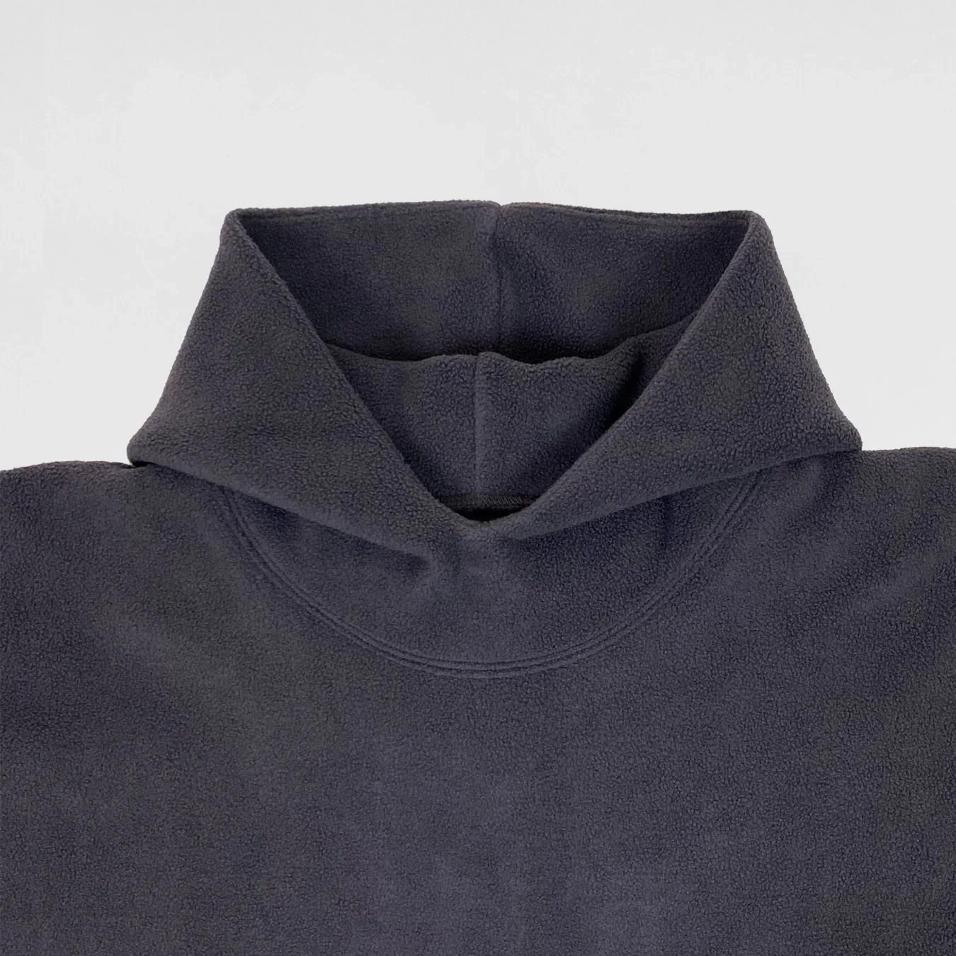 Yeezy Gap Engineered by Balenciaga Polar Fleece Padded Hoodie - Dark Grey - Image 4
